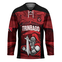 Custom Trinbago Cricket Hockey Jersey Go Knight Riders Marble Pattern - Wonder Print Shop