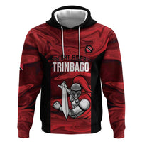 Custom Trinbago Cricket Hoodie Go Knight Riders Marble Pattern - Wonder Print Shop