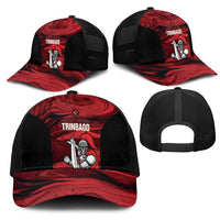 Trinbago Cricket Mesh Trucker Cap Go Knight Riders Marble Pattern - Wonder Print Shop