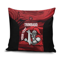 Custom Trinbago Cricket Pillow Cover Go Knight Riders Marble Pattern - Wonder Print Shop