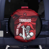 Custom Trinbago Cricket Spare Tire Cover Go Knight Riders Marble Pattern - Wonder Print Shop