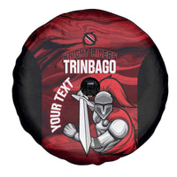 Custom Trinbago Cricket Spare Tire Cover Go Knight Riders Marble Pattern - Wonder Print Shop
