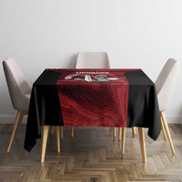 Custom Trinbago Cricket Tablecloth Go Knight Riders Marble Pattern - Wonder Print Shop