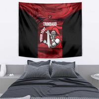 Custom Trinbago Cricket Tapestry Go Knight Riders Marble Pattern - Wonder Print Shop