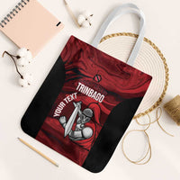 Custom Trinbago Cricket Tote Bag Go Knight Riders Marble Pattern - Wonder Print Shop