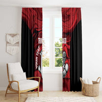 Custom Trinbago Cricket Window Curtain Go Knight Riders Marble Pattern - Wonder Print Shop