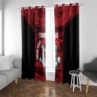 Custom Trinbago Cricket Window Curtain Go Knight Riders Marble Pattern - Wonder Print Shop