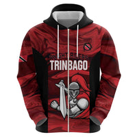 Custom Trinbago Cricket Zip Hoodie Go Knight Riders Marble Pattern - Wonder Print Shop