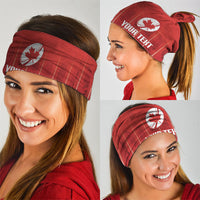 Custom Canada Rugby 2026 Neck Gaiter Maple Leaf Striped Line Style