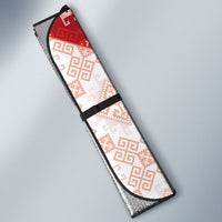 Georgia Rugby 2026 Auto Sun Shade Georgian Folk Pattern
