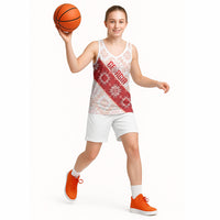 Custom Georgia Rugby 2026 Basketball Jersey Georgian Folk Pattern