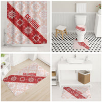 Georgia Rugby 2026 Bathroom Set Georgian Folk Pattern