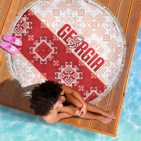 Georgia Rugby 2026 Beach Blanket Georgian Folk Pattern