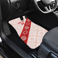 Custom Georgia Rugby 2026 Car Mats Georgian Folk Pattern