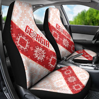 Georgia Rugby 2026 Car Seat Cover Georgian Folk Pattern