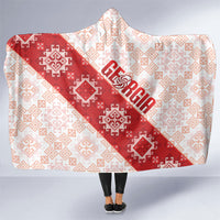 Georgia Rugby 2026 Hooded Blanket Georgian Folk Pattern