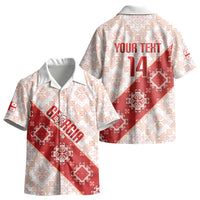 Custom Georgia Rugby 2026 Kid Hawaiian Shirt Georgian Folk Pattern