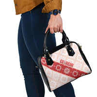 Georgia Rugby 2026 Shoulder Handbag Georgian Folk Pattern