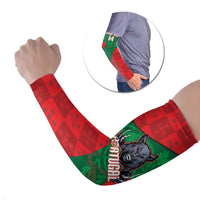 Custom Portugal Rugby 2026 Arm Sleeves Os Lobos Wolf Mascot