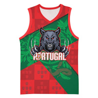 Custom Portugal Rugby 2026 Basketball Jersey Os Lobos Wolf Mascot