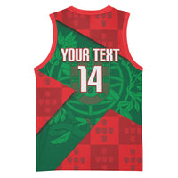 Custom Portugal Rugby 2026 Basketball Jersey Os Lobos Wolf Mascot