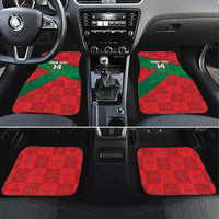 Custom Portugal Rugby 2026 Car Mats Os Lobos Wolf Mascot