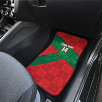 Custom Portugal Rugby 2026 Car Mats Os Lobos Wolf Mascot