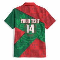 Custom Portugal Rugby 2026 Hawaiian Shirt Os Lobos Wolf Mascot