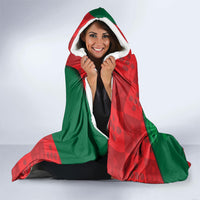 Custom Portugal Rugby 2026 Hooded Blanket Os Lobos Wolf Mascot