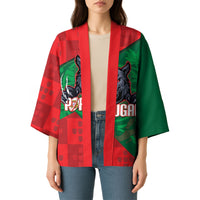 Custom Portugal Rugby 2026 Kimono Os Lobos Wolf Mascot