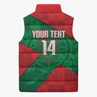 Custom Portugal Rugby 2026 Sleeveless Puffer Jacket Os Lobos Wolf Mascot