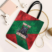 Custom Portugal Rugby 2026 Tote Bag Os Lobos Wolf Mascot
