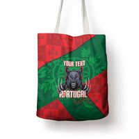 Custom Portugal Rugby 2026 Tote Bag Os Lobos Wolf Mascot