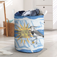 Custom Uruguay Rugby 2026 Laundry Basket Sun Of May and Lapwing