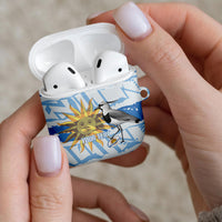 Custom Uruguay Rugby 2026 AirPods Case Sun Of May and Lapwing