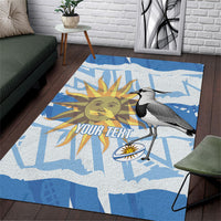 Custom Uruguay Rugby 2026 Area Rug Sun Of May and Lapwing