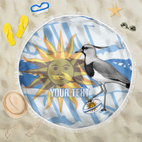 Custom Uruguay Rugby 2026 Beach Blanket Sun Of May and Lapwing