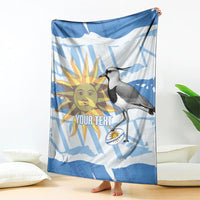 Custom Uruguay Rugby 2026 Blanket Sun Of May and Lapwing