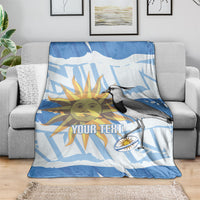 Custom Uruguay Rugby 2026 Blanket Sun Of May and Lapwing