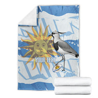 Custom Uruguay Rugby 2026 Blanket Sun Of May and Lapwing