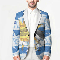 Custom Uruguay Rugby 2026 Blazer Sun Of May and Lapwing