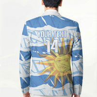 Custom Uruguay Rugby 2026 Blazer Sun Of May and Lapwing
