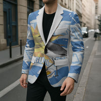 Custom Uruguay Rugby 2026 Blazer Sun Of May and Lapwing