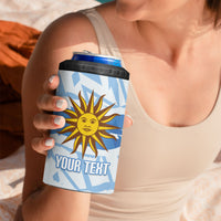 Custom Uruguay Rugby 2026 4 in 1 Can Cooler Tumbler Sun Of May and Lapwing