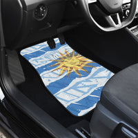 Custom Uruguay Rugby 2026 Car Mats Sun Of May and Lapwing