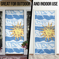 Custom Uruguay Rugby 2026 Door Cover Sun Of May and Lapwing