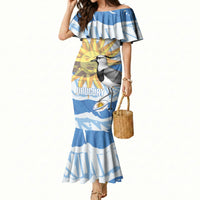 Custom Uruguay Rugby 2026 Mermaid Dress Sun Of May and Lapwing