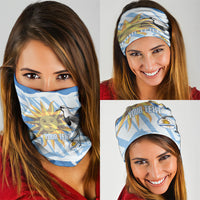 Custom Uruguay Rugby 2026 Neck Gaiter Sun Of May and Lapwing