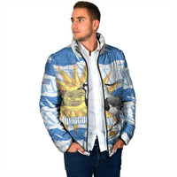 Custom Uruguay Rugby 2026 Padded Jacket Sun Of May and Lapwing