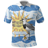 Custom Uruguay Rugby 2026 Polo Shirt Sun Of May and Lapwing